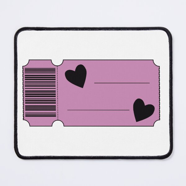 Item preview, Heart Ticket - Blank designed and sold by SquirrelsStore.