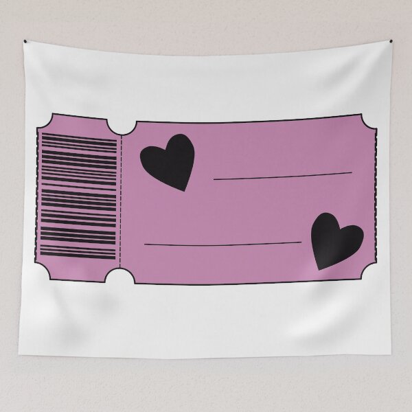 Item preview, Heart Ticket - Blank designed and sold by SquirrelsStore.