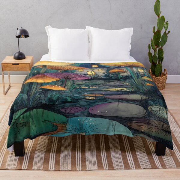 Item preview, Toadstool Pond Haven designed and sold by SporeandCanvas.