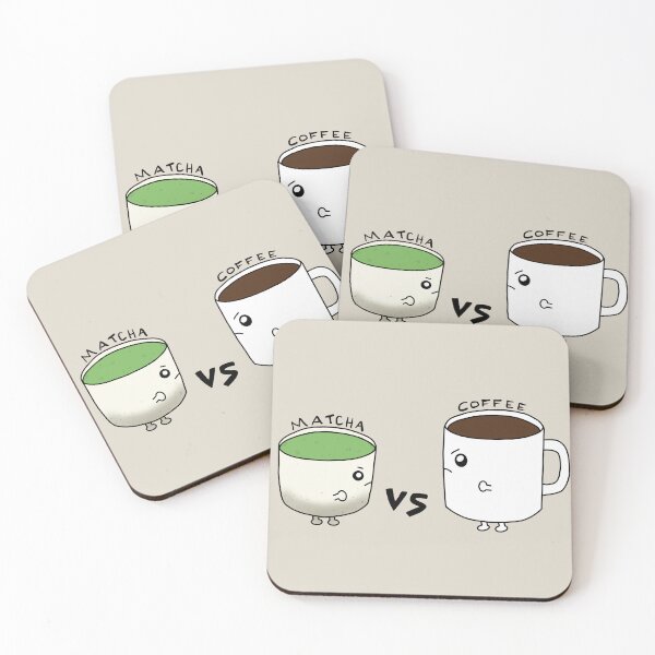 Item preview, Matcha vs. Coffee designed and sold by SweetlyStudios.
