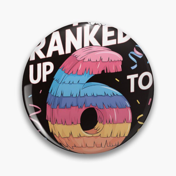 Item preview, I Ranked Up To 6 Birthday Party designed and sold by MAKOPOKOShop.