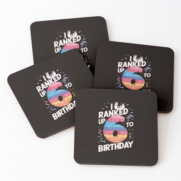 Item preview, I Ranked Up To 6 Birthday Party designed and sold by MAKOPOKOShop.