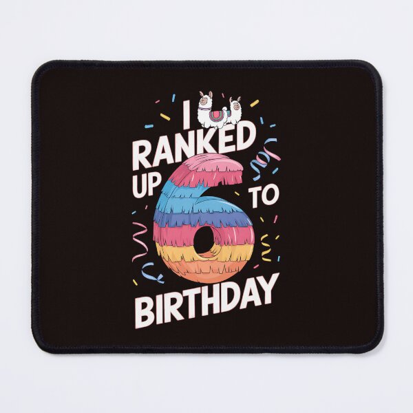 Item preview, I Ranked Up To 6 Birthday Party designed and sold by MAKOPOKOShop.