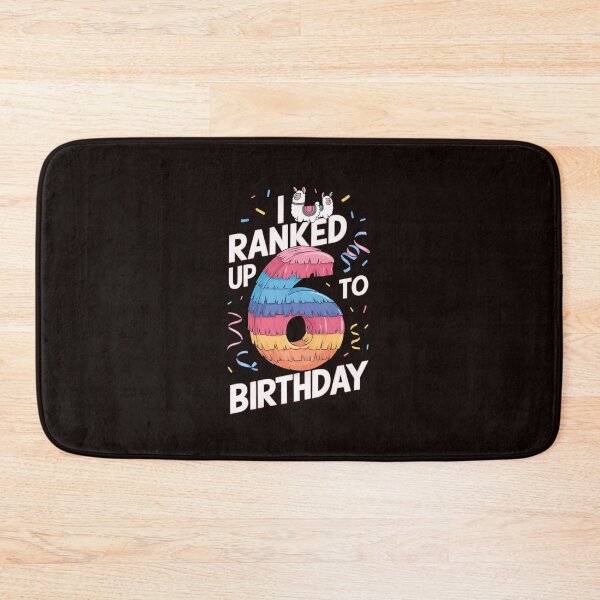 Item preview, I Ranked Up To 6 Birthday Party designed and sold by MAKOPOKOShop.
