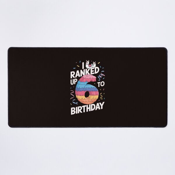 Item preview, I Ranked Up To 6 Birthday Party designed and sold by MAKOPOKOShop.