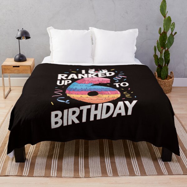 Item preview, I Ranked Up To 6 Birthday Party designed and sold by MAKOPOKOShop.