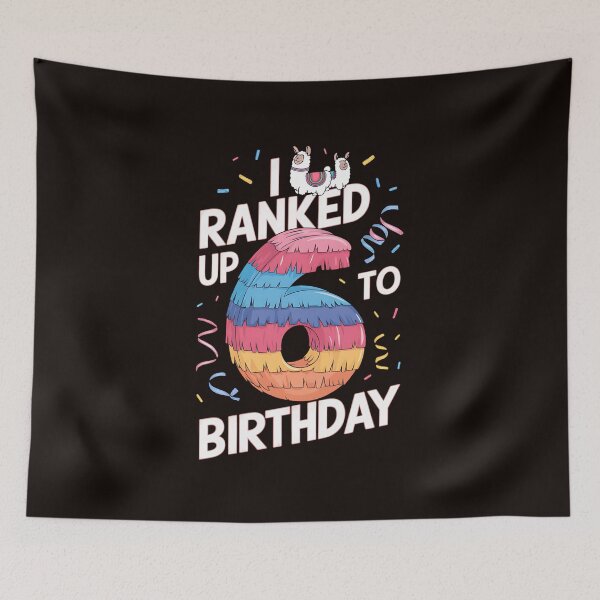 Item preview, I Ranked Up To 6 Birthday Party designed and sold by MAKOPOKOShop.