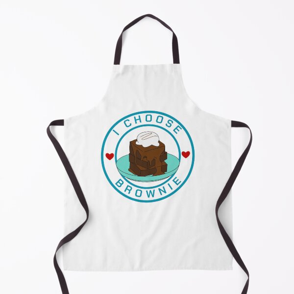 Item preview, I Choose Brownies - Playful Brownie Illustration designed and sold by Arte Zen.
