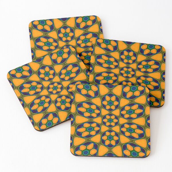 Item preview, Unique Abstract Flowers Pattern designed and sold by Patternflower.