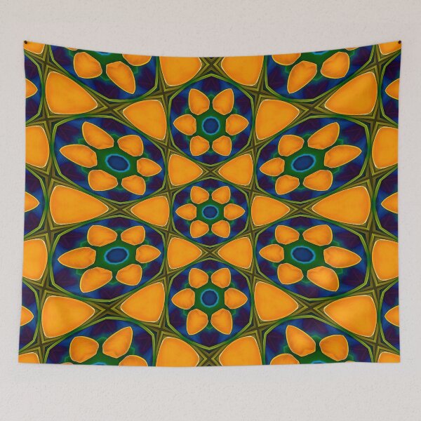 Item preview, Unique Abstract Flowers Pattern designed and sold by Patternflower.