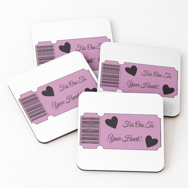 Item preview, Heart Ticket - For One To Your Heart designed and sold by SquirrelsStore.