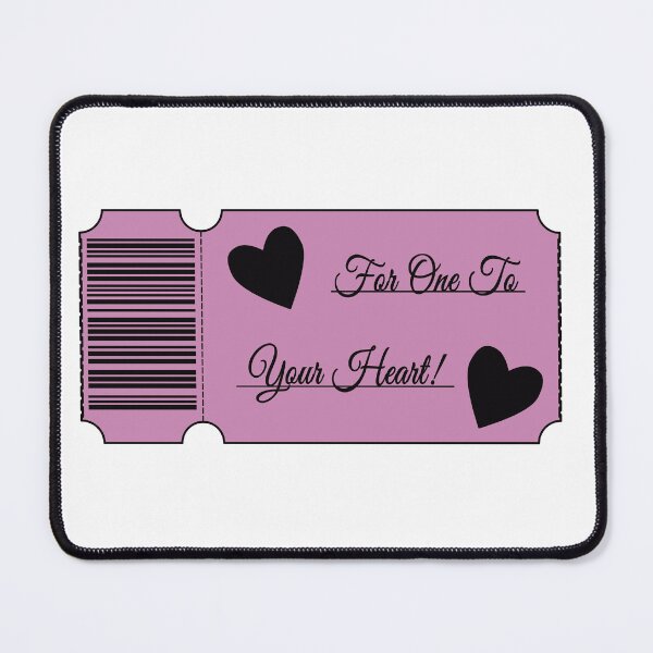 Item preview, Heart Ticket - For One To Your Heart designed and sold by SquirrelsStore.