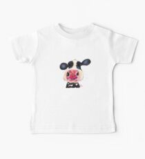 Nosey Cow FRieSiaN ' BuBBLeS ' by Shirley MacArthur Baby Tee