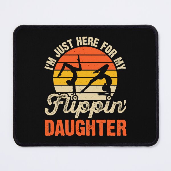 Item preview, Gymnast Daughter Retro Art Gymnastics Sport Design designed and sold by Back2Collage.