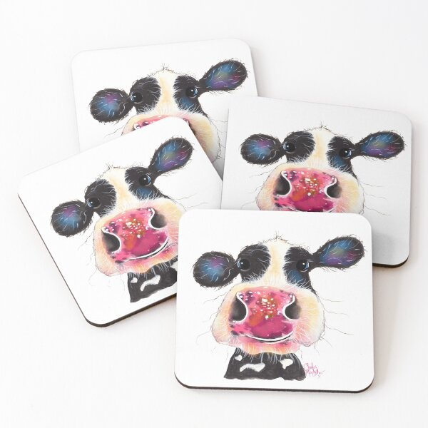 Item preview, Cow PRiNT  FRieSiaN ' NoSeY BuBBLeS ' by Shirley MacArthur designed and sold by Shirley MacArthur Art.