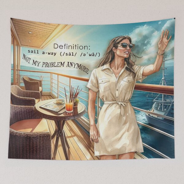 Item preview, Definition Sail Away designed and sold by SuzyCruzyDesigns.