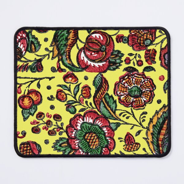 Item preview, Traditional Indian Floral Textile Design Leaves and Flowers designed and sold by Pixelchicken.