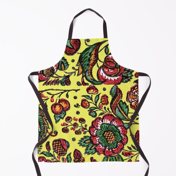 Item preview, Traditional Indian Floral Textile Design Leaves and Flowers designed and sold by Pixelchicken.