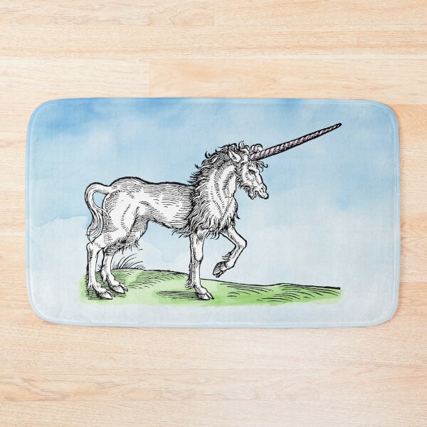 Item preview, Hand Colored Engraving of Renaissance Unicorn designed and sold by Pixelchicken.