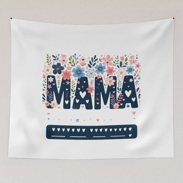 Item preview, Mama Floral Heart – Boho Chic Mom Design designed and sold by JenniferCreaArte .