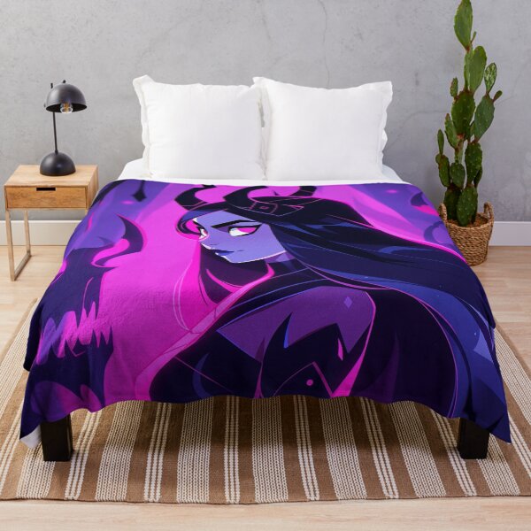 Item preview, Gothic Purple Witch Anime Girl designed and sold by bubblegoth.