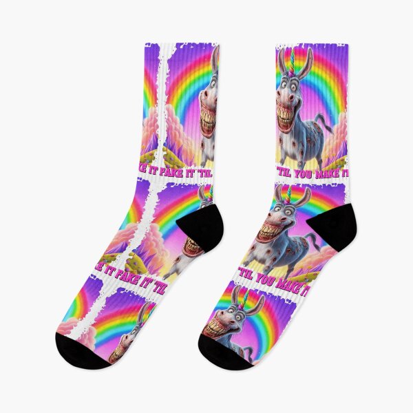 Item preview, FAKE IT TIL YOU MAKE IT YA DONKEY --ZOMBIE-CORN! designed and sold by Flodgewokka.