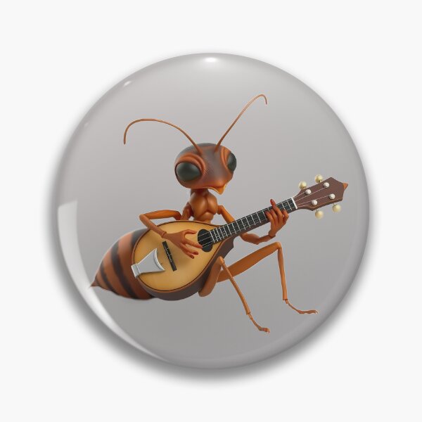 Item preview, Musician Ant with Mandolin designed and sold by Artbellachi.