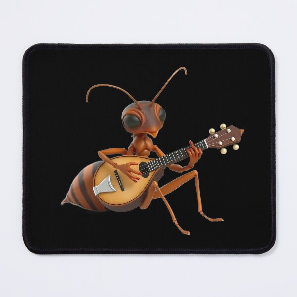 Item preview, Musician Ant with Mandolin designed and sold by Artbellachi.