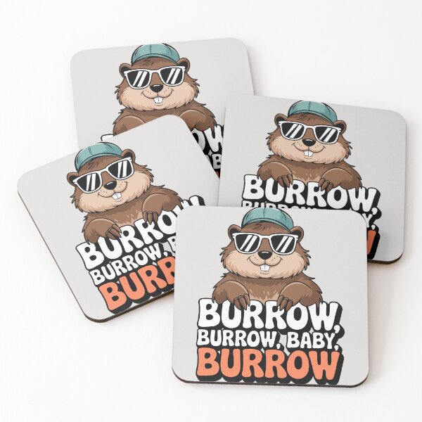 Item preview, Cute Groundhog Burrow Baby Pun Artwork designed and sold by WildlifeInc.