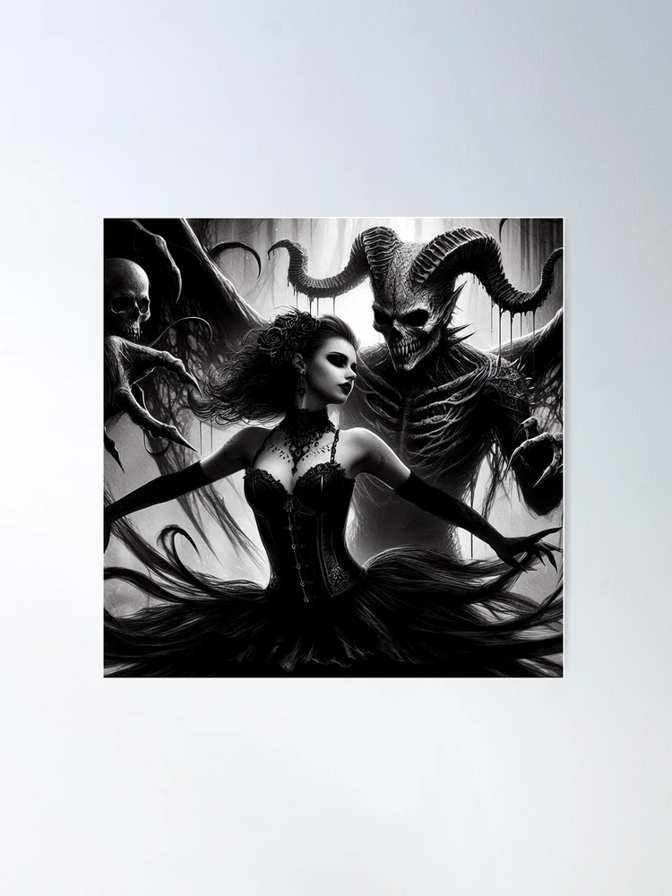 Dark Goth Lilith Art