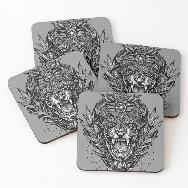 Item preview, Hypnotic Fierce Tiger Mandala  designed and sold by Roberto Jaras Lira.