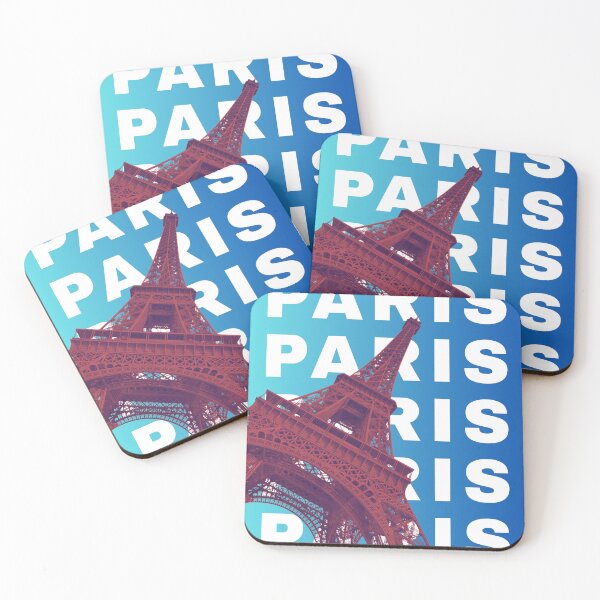 Item preview, Paris in Gradient Blue  designed and sold by AnimaliaStar.