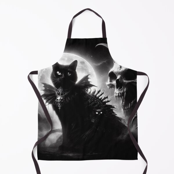 Item preview, Dark Goth Cat Art designed and sold by TheDarkWardrobe.