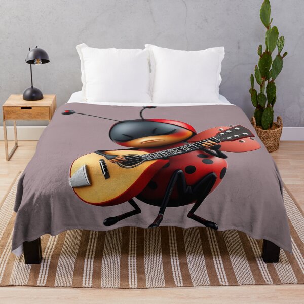 Item preview, Adorable Ladybug Playing Mandolin designed and sold by Artbellachi.
