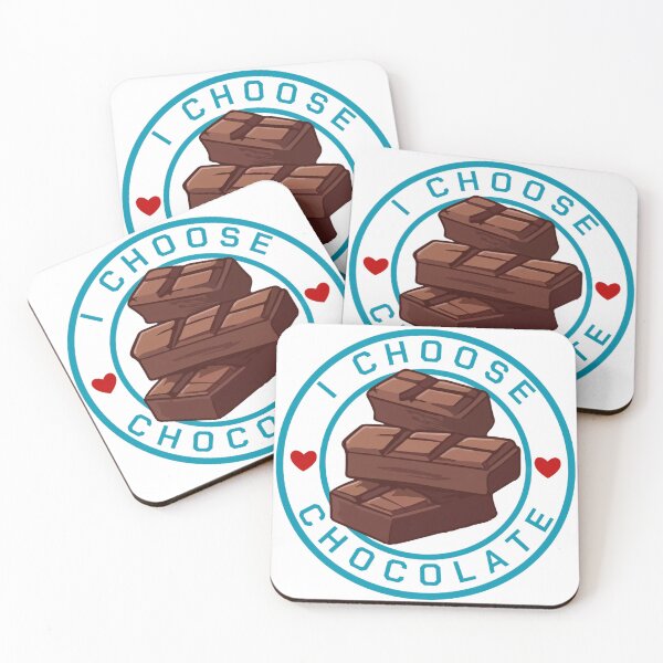 Item preview, I Choose Chocolate - Playful Chocolate Illustration designed and sold by Arte Zen.