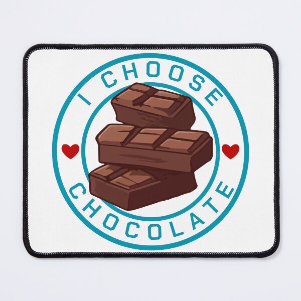 Item preview, I Choose Chocolate - Playful Chocolate Illustration designed and sold by Arte Zen.