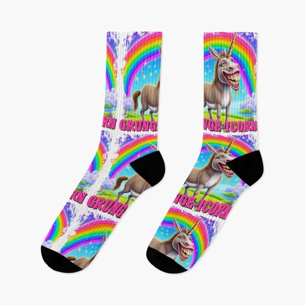 Item preview, SMELLS LIKE HORNY TEEN UNICORN! GRUNGE DONKEY. designed and sold by Flodgewokka.