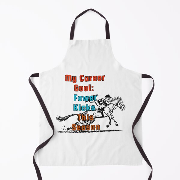 Item preview, My Career Goal: Fewer Kicks This Season – Funny Horse Racing Quote designed and sold by PrintableHaven.