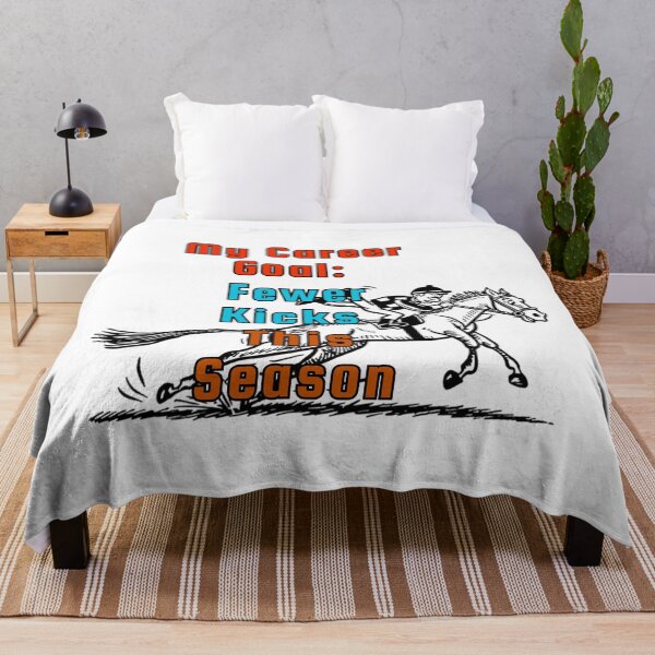 Item preview,  My Career Goal: Fewer Kicks This Season – Funny Horse Racing Quote designed and sold by PrintableHaven.