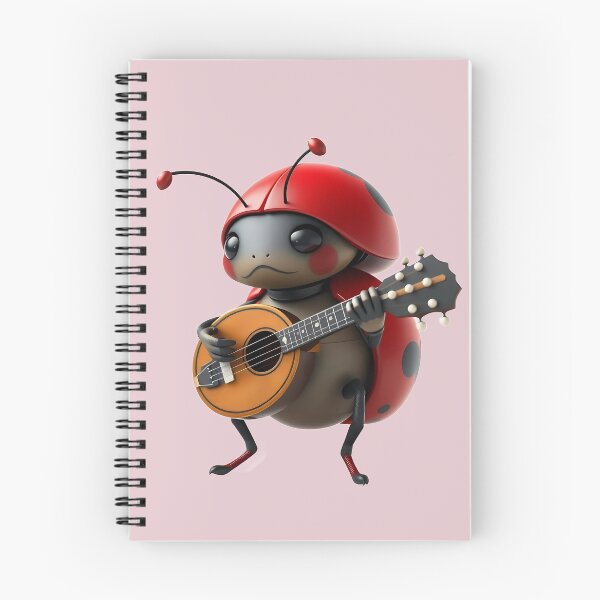 Item preview, Cute Ladybug Playing Mandolin designed and sold by Artbellachi.