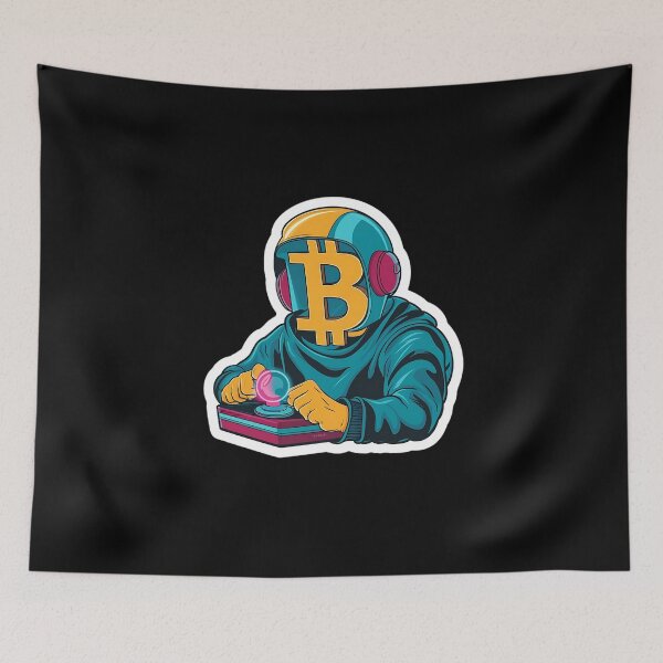 Item preview, Bitcoin Prism Minimalist Light Spectrum designed and sold by RadDeck.