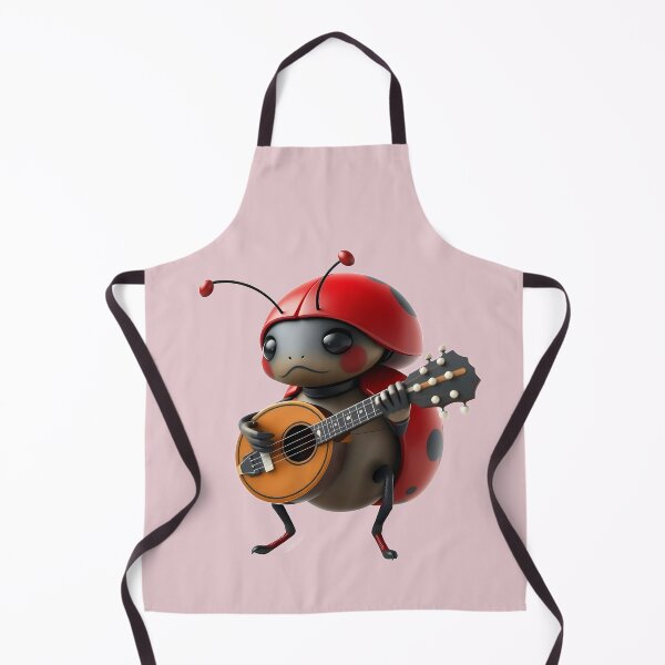 Item preview, Cute Ladybug Playing Mandolin designed and sold by Artbellachi.