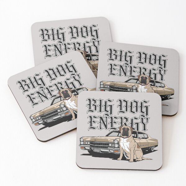 Item preview, Big Dog Energy Mastiff with Classic Car designed and sold by WildlifeInc.