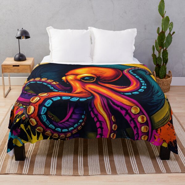 Item preview, Psychedelic Octopus in Spiral Shell designed and sold by WildlifeInc.