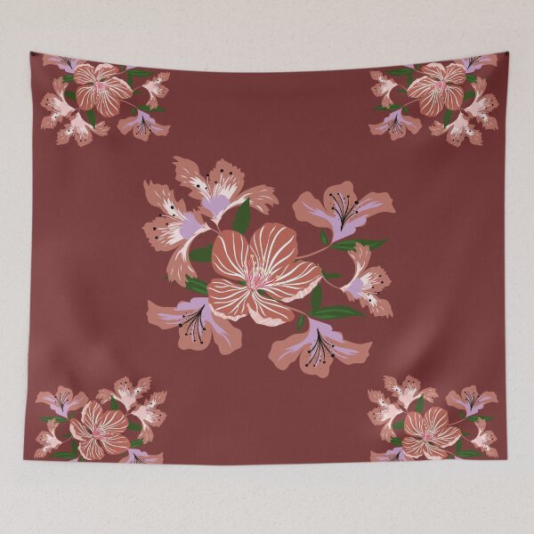 Item preview, Spring flowers bouquet to decor your beautiful home, brighten up the space with floral wallpaper  designed and sold by MonoDigitalArt.
