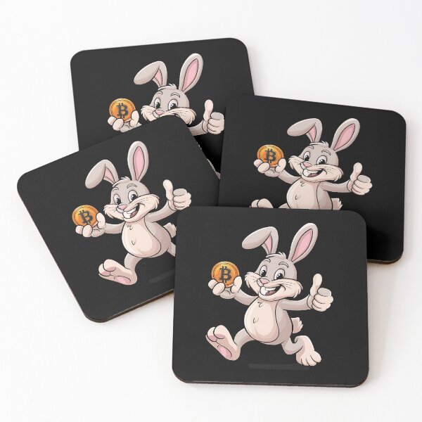 Item preview, Bitcoin Rabbit Minimalist Crypto Balance designed and sold by RadDeck.
