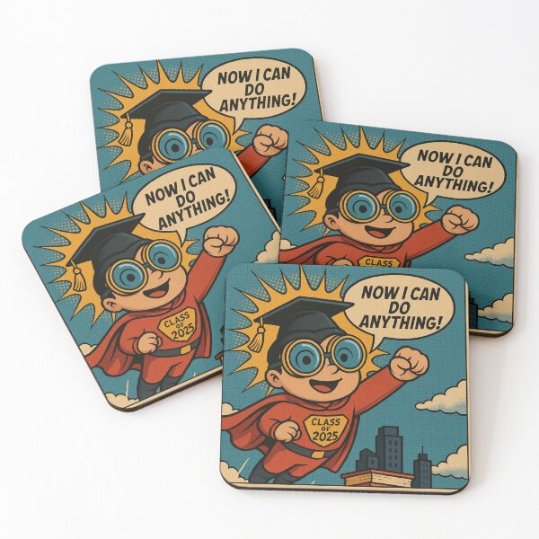 Item preview, Class of 2025 Super Grad- Now I can do anything! Retro Comic Super Power Design! designed and sold by LiLohaveaplan.