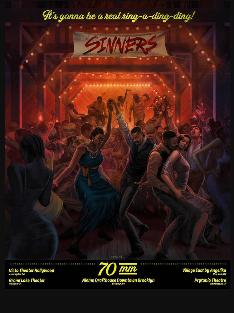 Thumbnail 7 of 7, Essential T-Shirt, Sinners Movie 2025 designed and sold by Logan-Vibes.