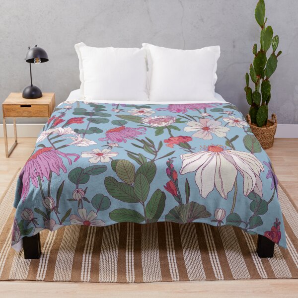 Artikelvorschau, Monochrome Blumenillustration entworfen und verkauft von YourPrettyHome.
