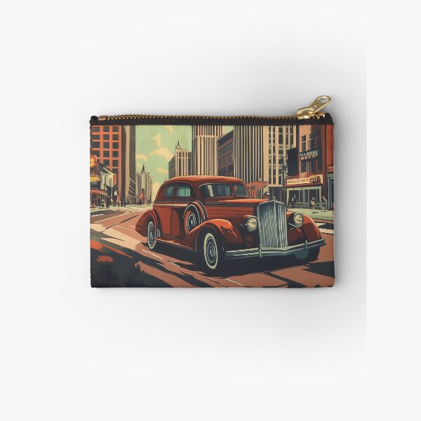 Item preview, Póster de viaje retro de Detroit designed and sold by Boddicca.
